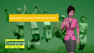 Childcare Female 3D Animation Presentation Video