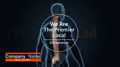 Chiropractor Female 3D Animation Presentation Video