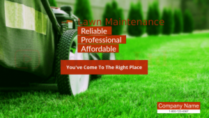 Lawn Maintenance Services Kinetic Animation Presentation Video